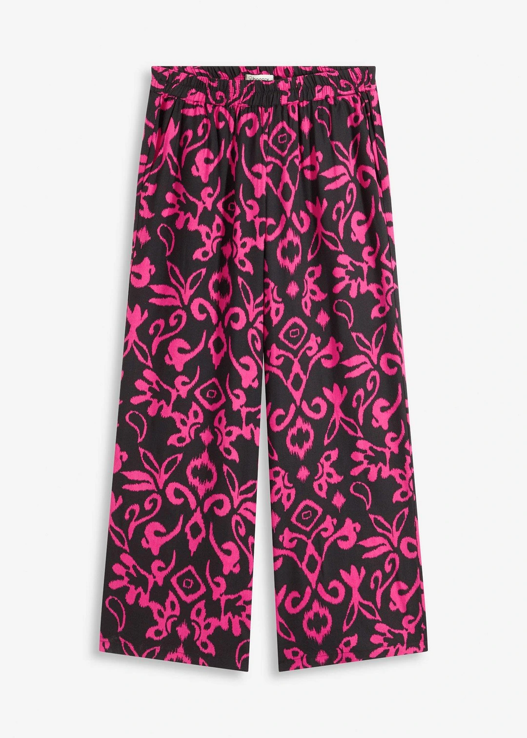 Pantalon large en viscose fluide