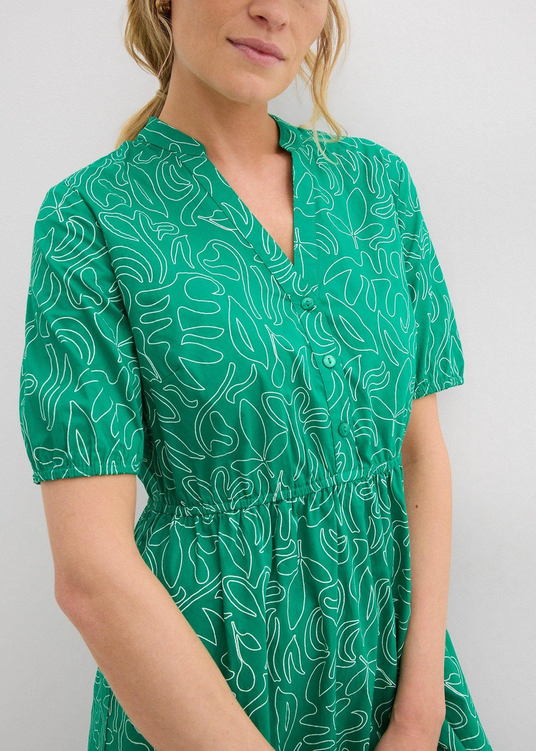 Robe midi ample, 100% coton - 3