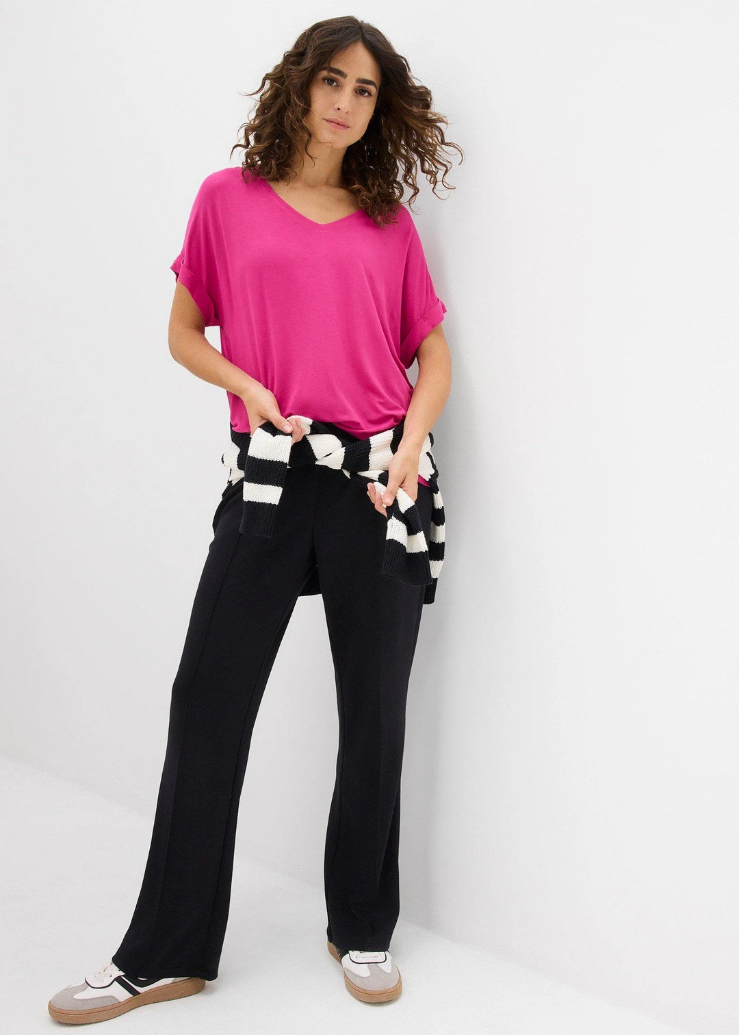T-shirt en viscose fluide - 2