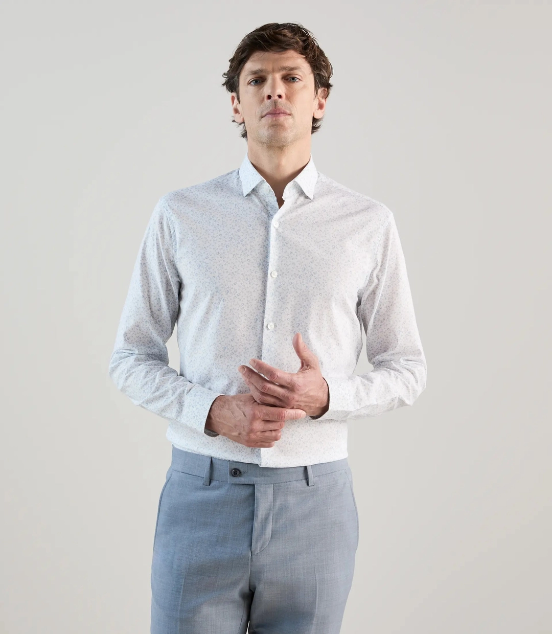 IZAC - Chemise fantaisie ciel