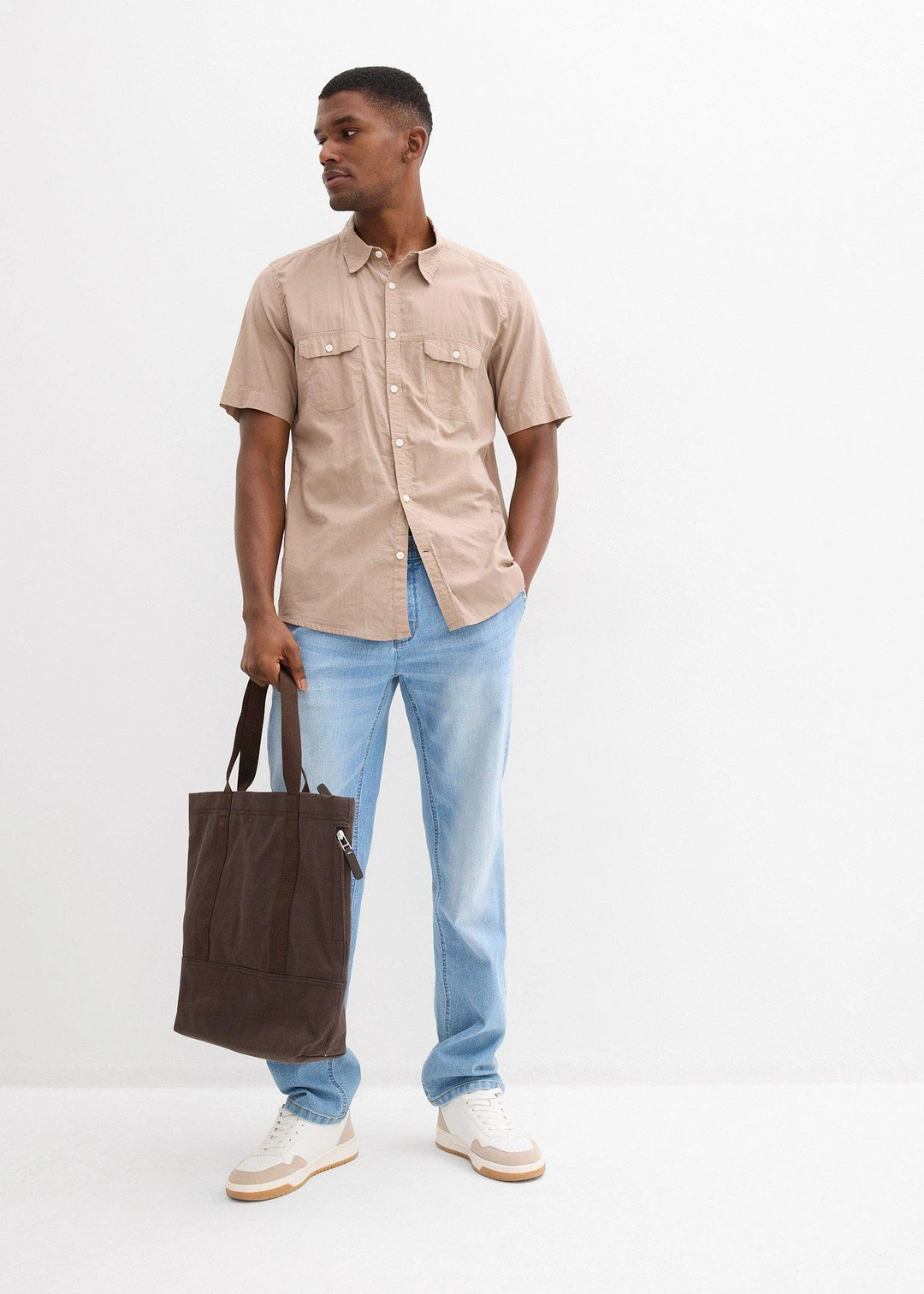 Chemise manches courtes 100% coton - 2