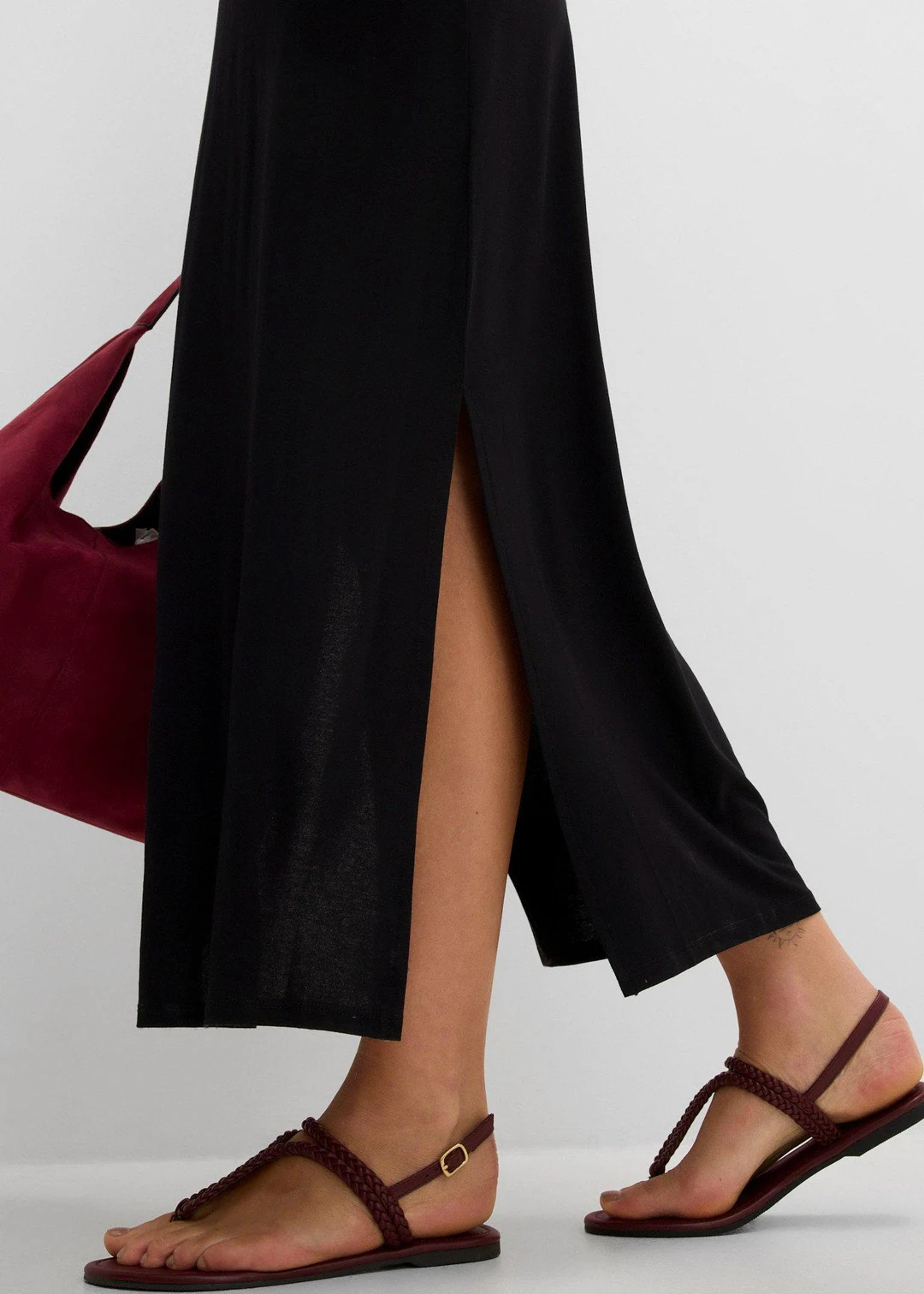 Robe fluide en jersey viscose