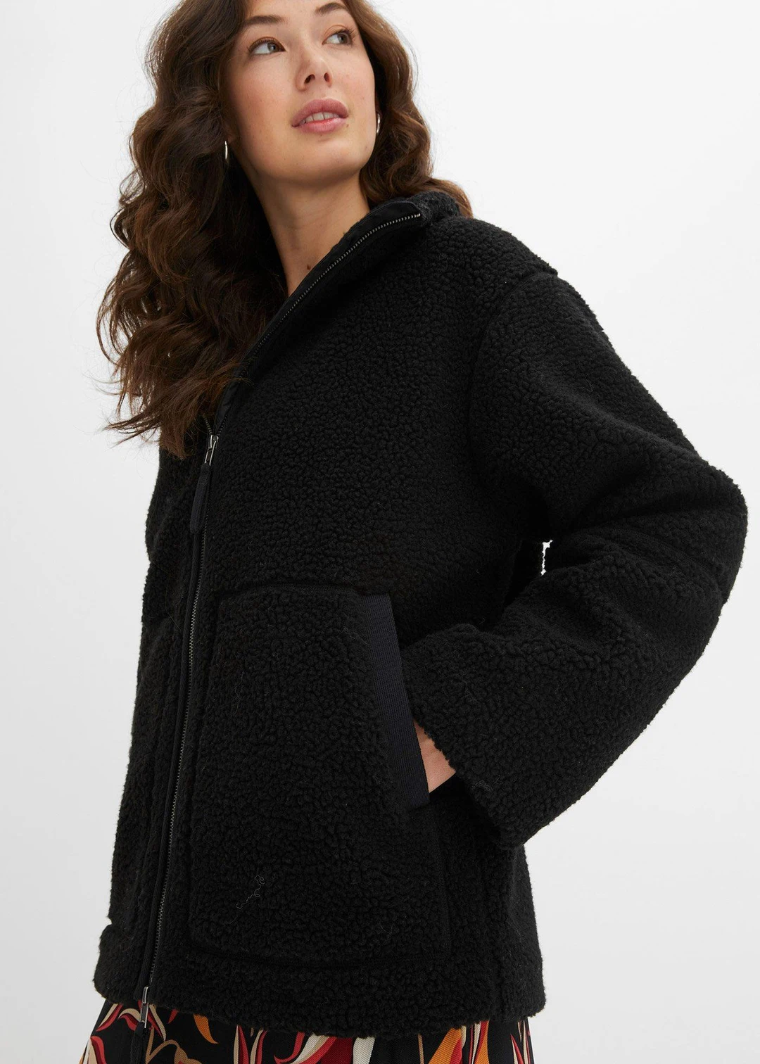 Veste en sherpa doublée - 3