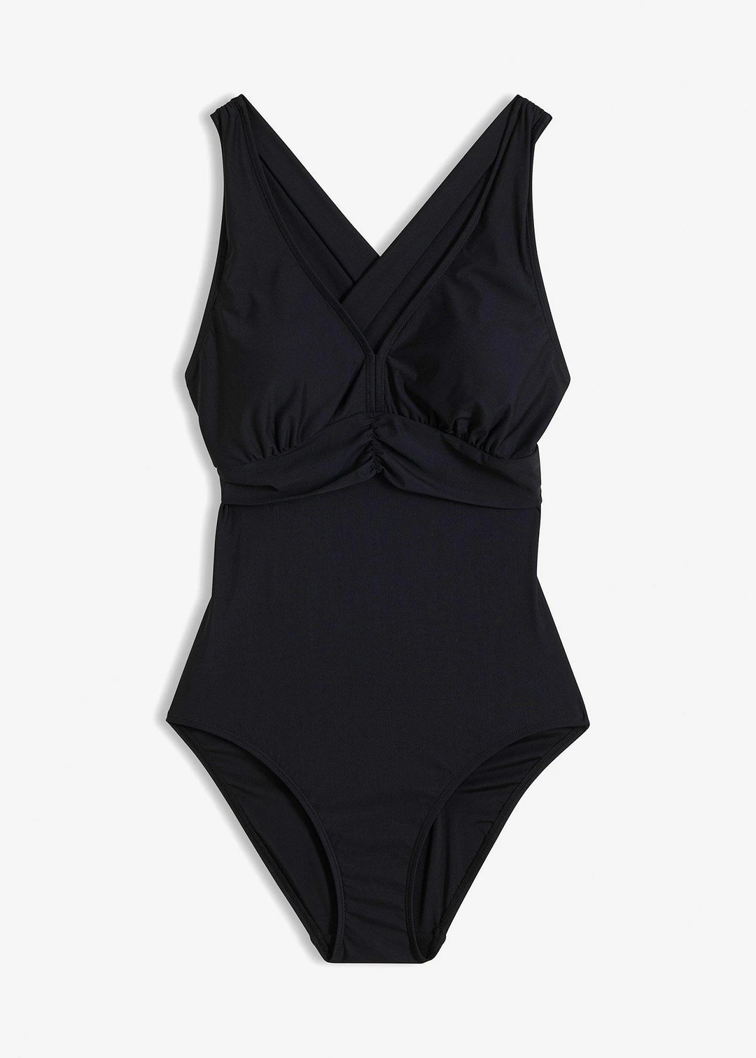 Maillot 1 pièce sculptant à bretelles croisées, maintien léger