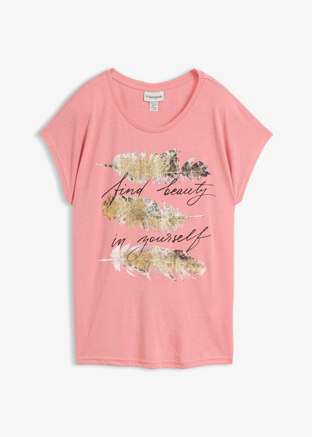 T-shirt à imprimé brillant