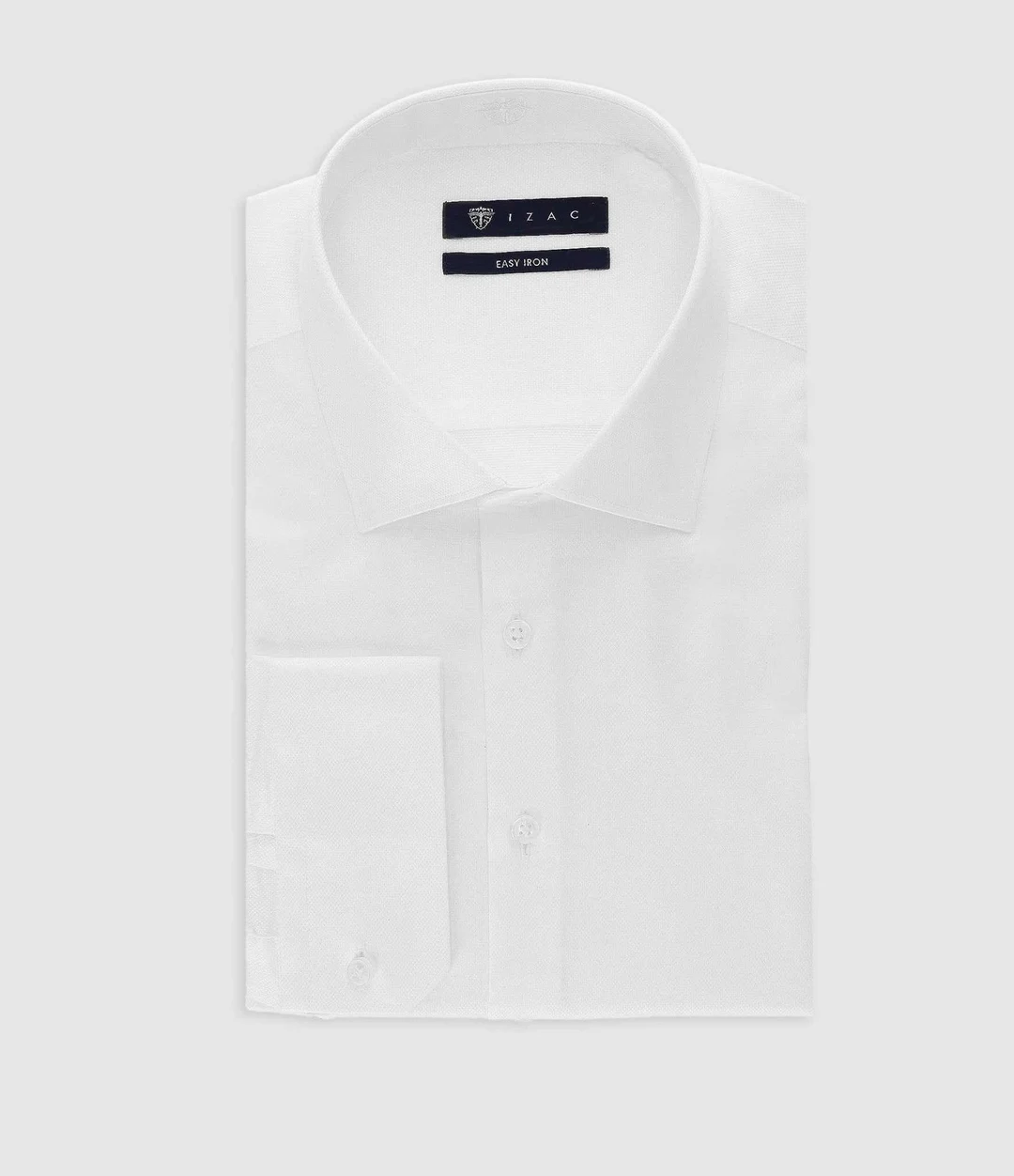 IZAC - Chemise droite repassage facile blanche PASCAL