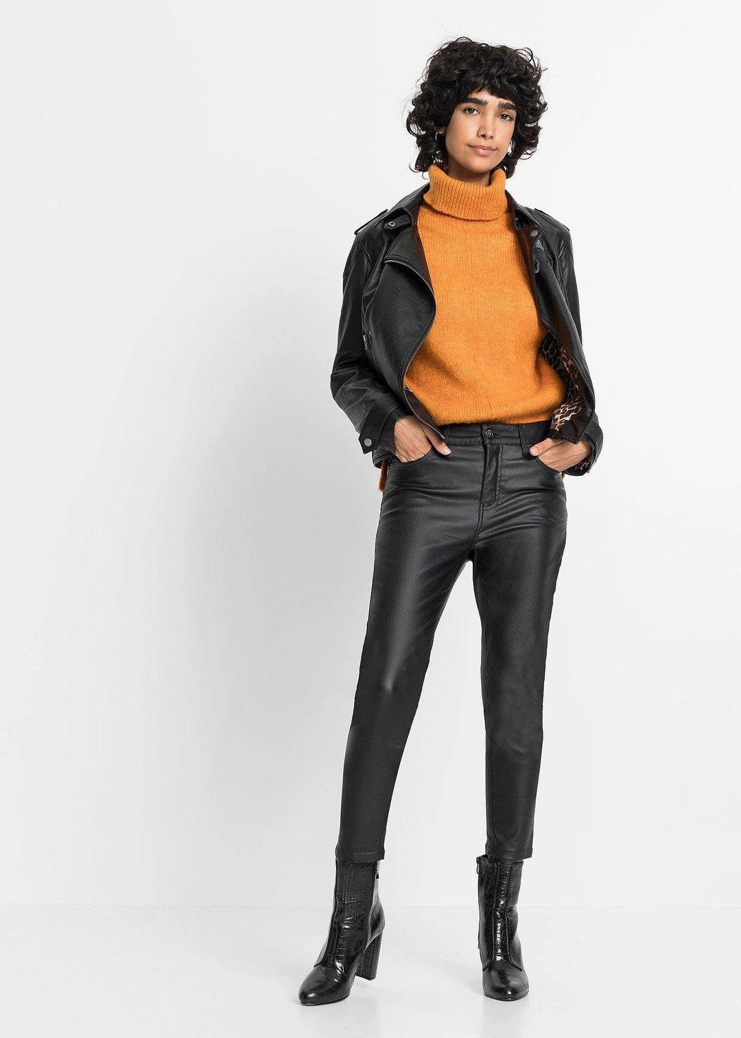 Pantalon extensible en viscose majoritaire - 2
