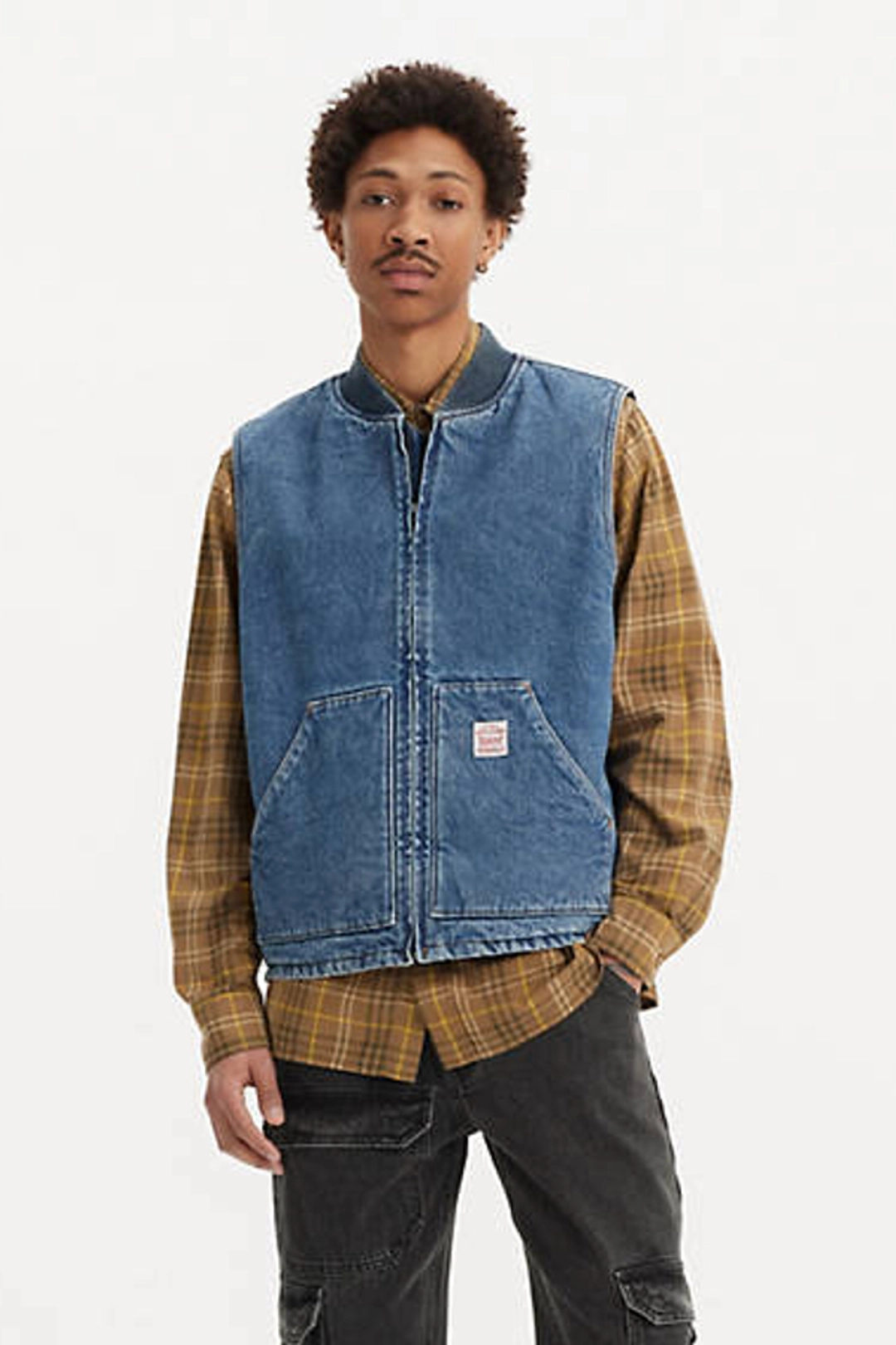 Levi's Veste Sans Manche Sansome - Homme - Noir / Meteorite - XS