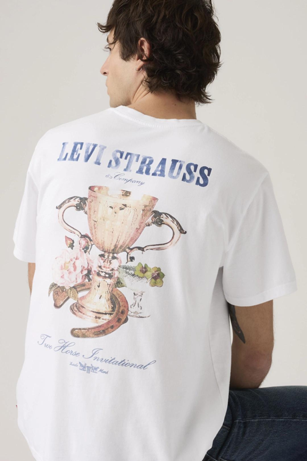 Levi's T Shirt Graphique Relaxed - Homme - Noir / Jet Black - 2XL
