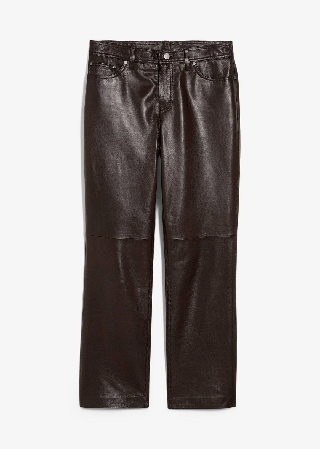 Pantalon en cuir d’agneau nappa