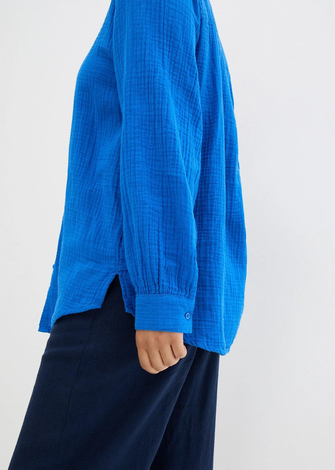 Chemisier long en gaze de coton - 3