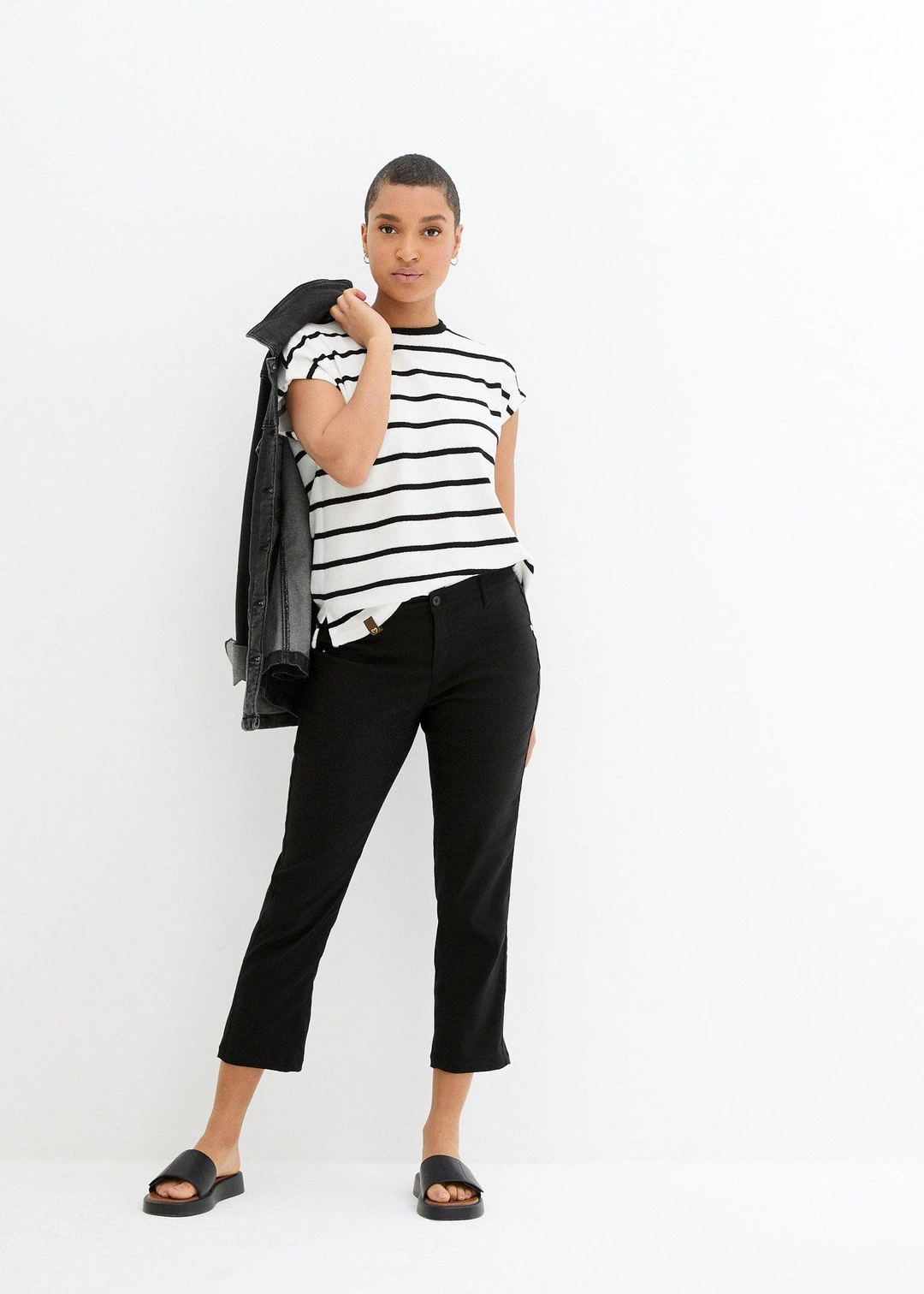 Pantalon 7/8 en bengaline - 2