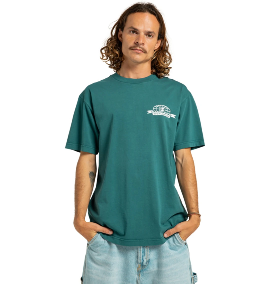 Stock Up - T-shirt à manches courtes Bleu Homme