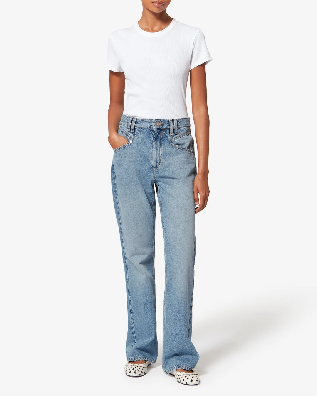 Pantalon Belvia - Femme - Bleu Clair - Taille 44 - 4