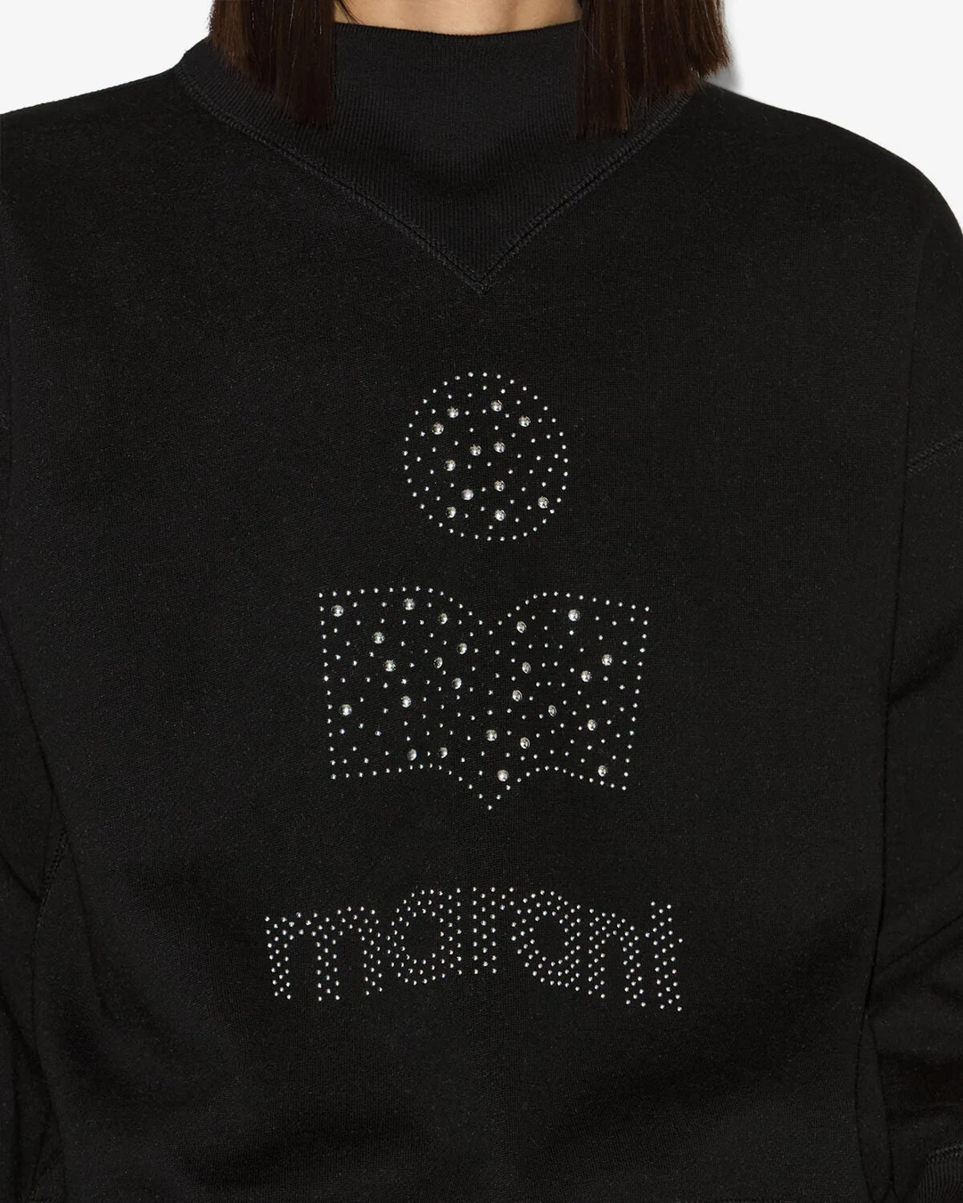 Sweatshirt Moby Glitter - Femme - Noir - Taille 42 - Marant Étoile - 2