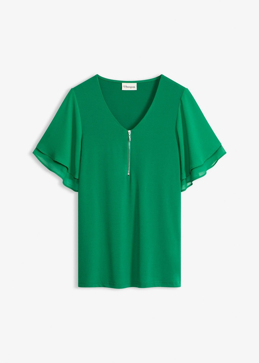 T-shirt avec manches en mousseline