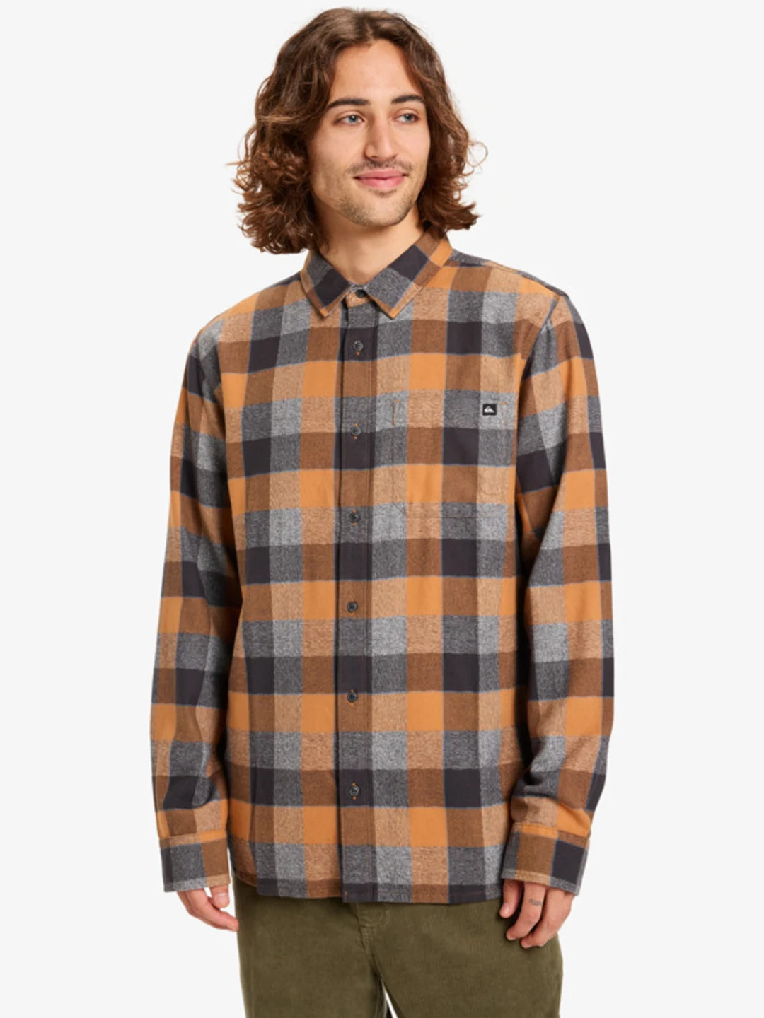 Motherfly Plaid - Chemise manches longues pour Homme Noir