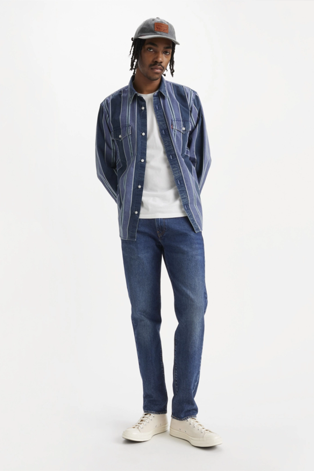 Levi's Jean 502 Taper - Homme - Bleu / Rainy Afternoon - 38X32