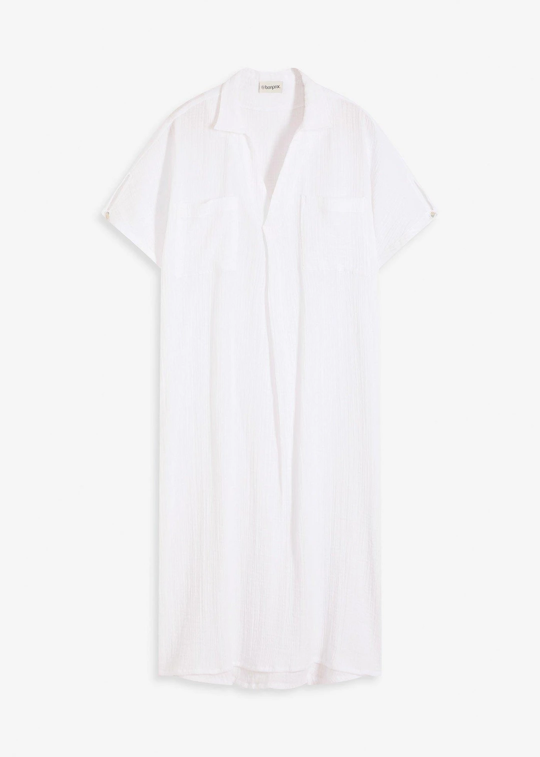 Robe caftan en gaze de coton douce