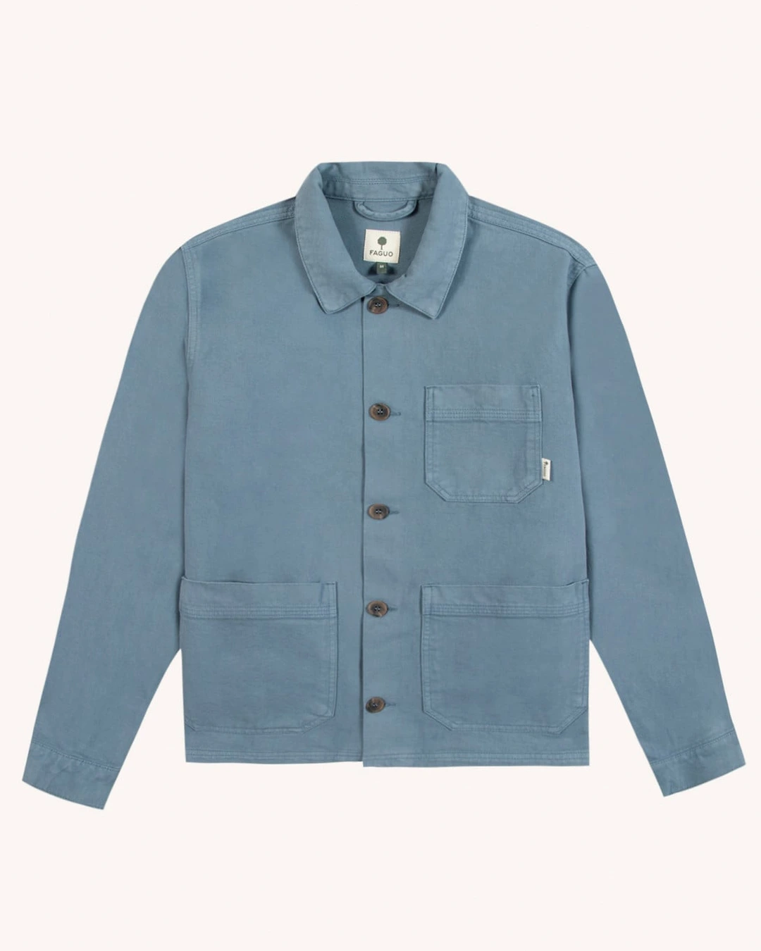 Veste en coton bleu - LORGE - 2