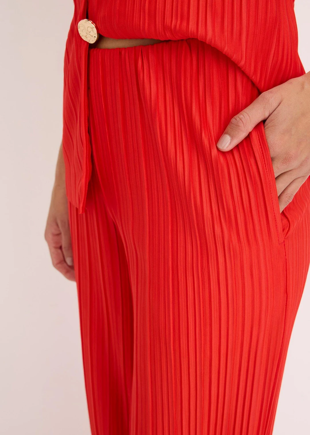 Pantalon en jersey plissé - 3