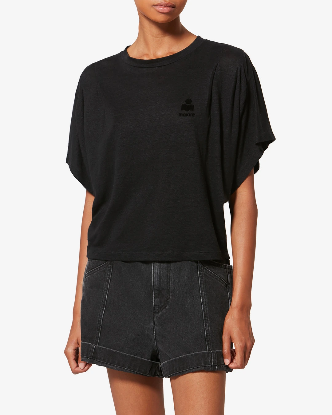 Tee Shirt Kyanzae - Femme - Noir - Taille XL - Marant Étoile