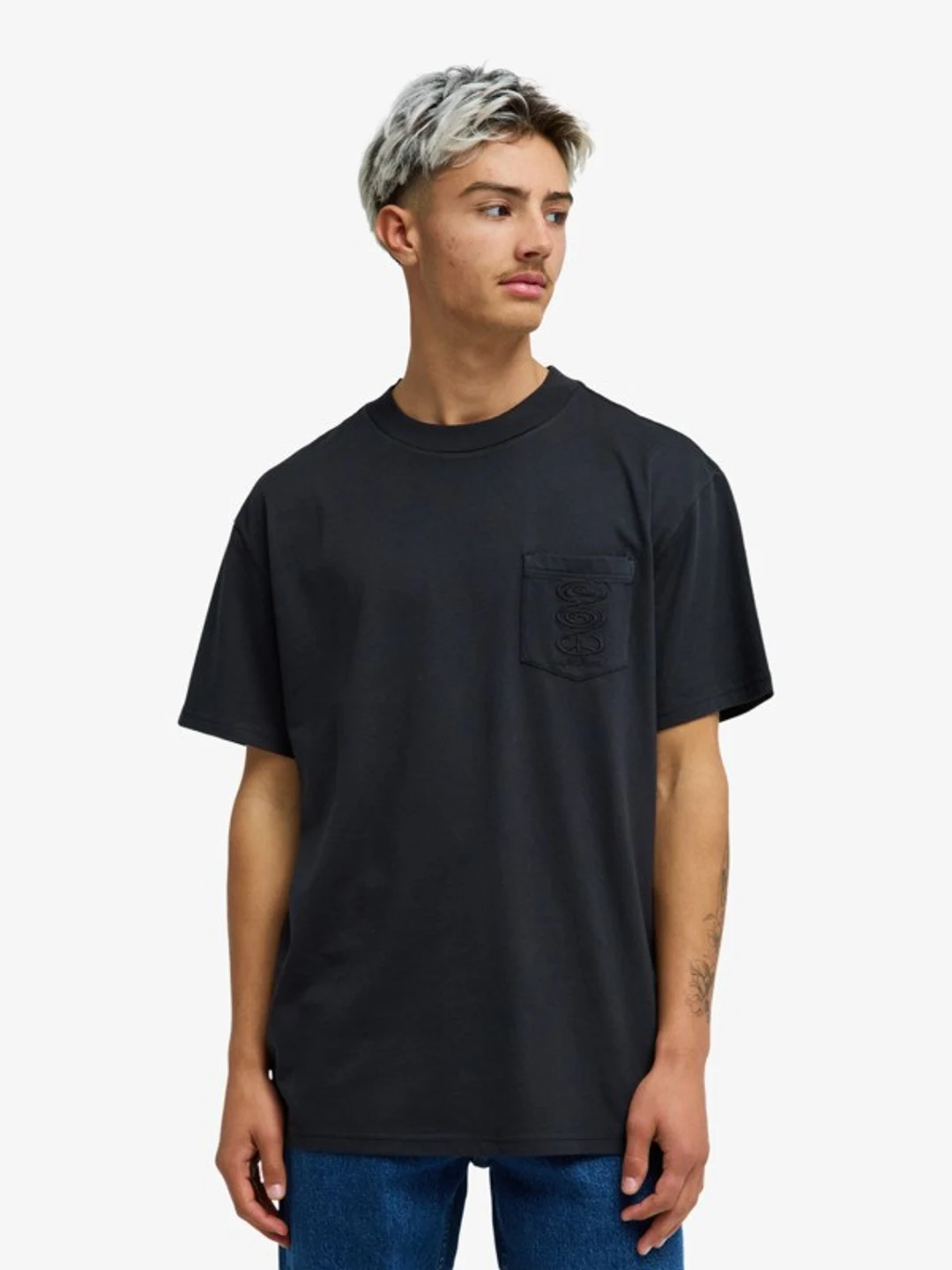 Oxni Washed - T-Shirt à manches courtes pour Homme Beige