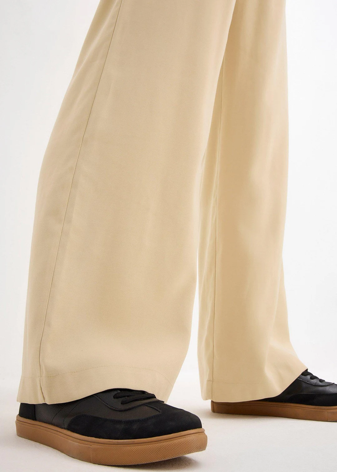 Pantalon large en viscose fluide - 3