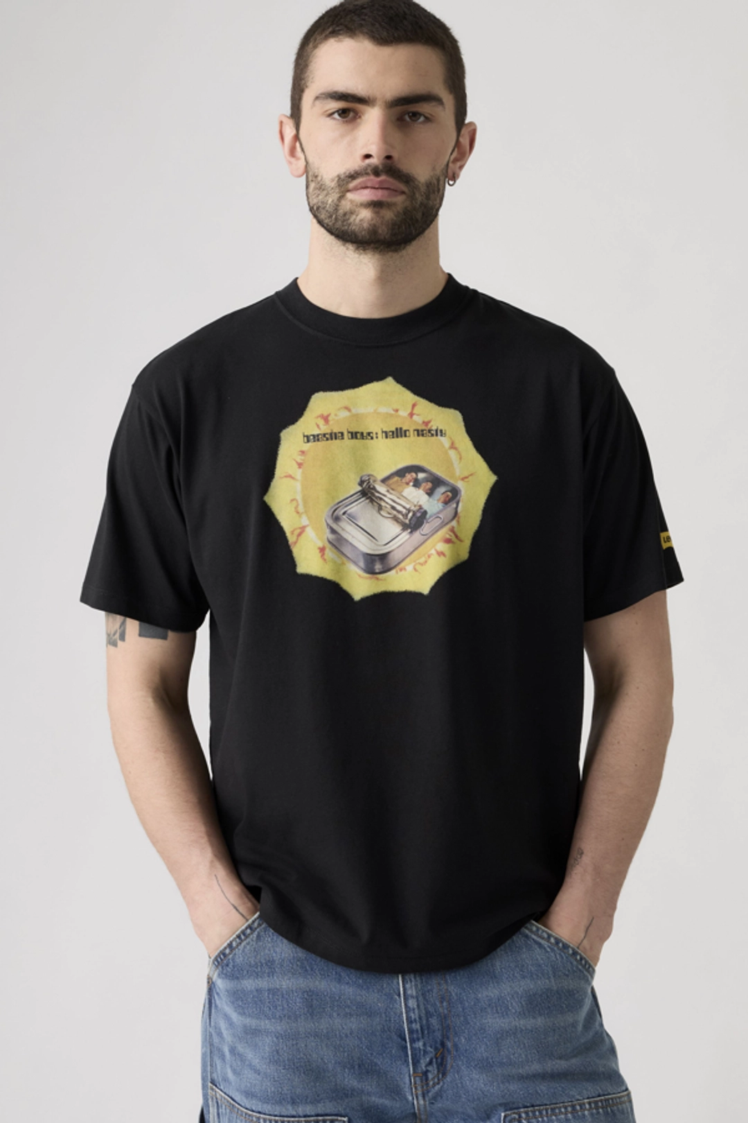 Levi's X Oasis T Shirt Band - Homme - Blanc / Oasis Union Jack White+ - 2XL - 2