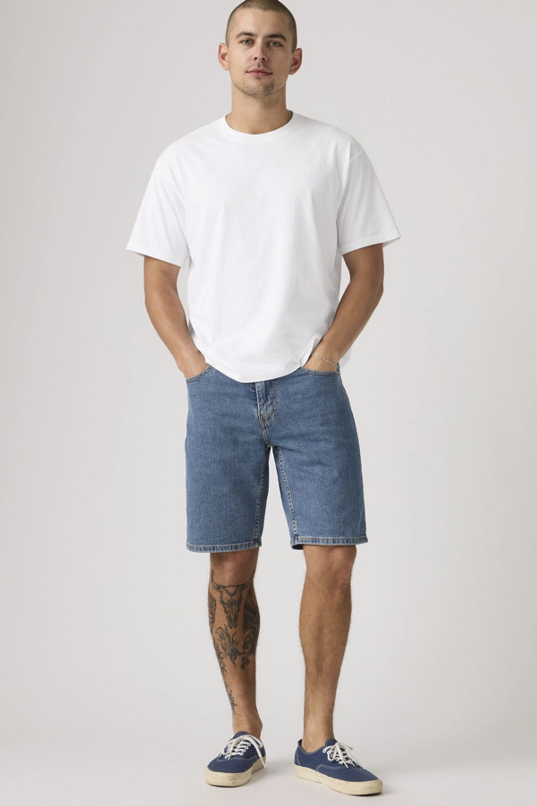 Levi's Short 445 Athletic - Homme - Medium Wash / Hermes Swift Short - 36