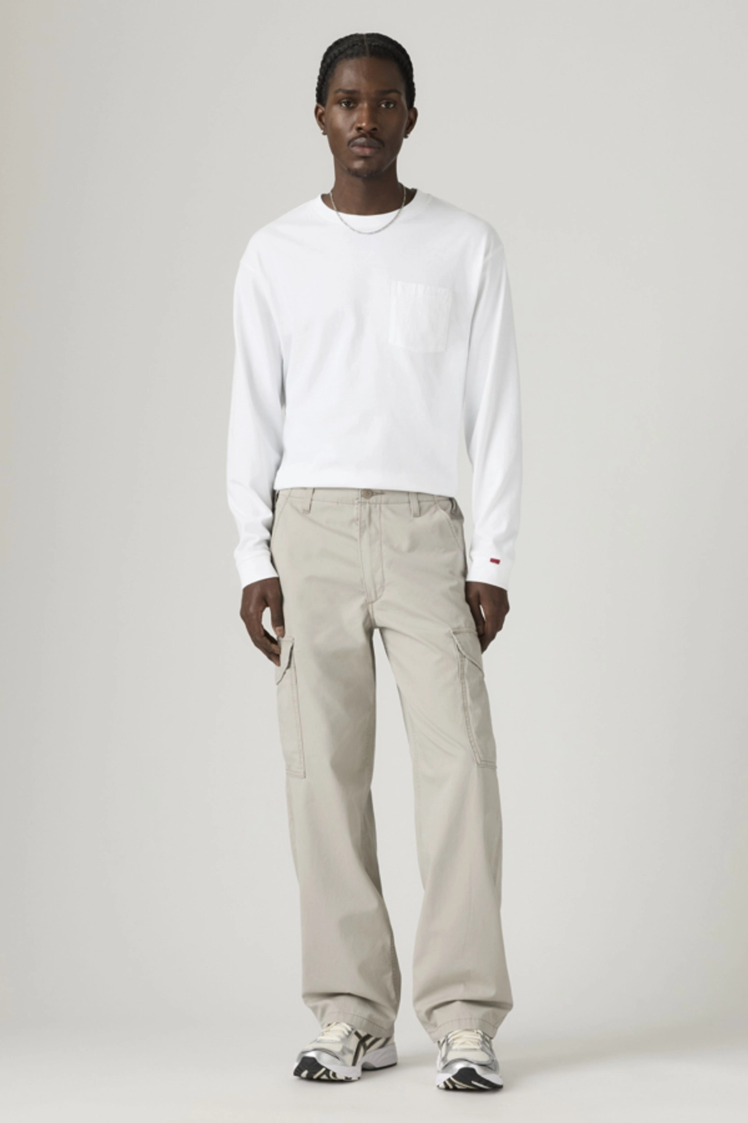 Levi's Pantalon XX Cargo Baggy - Homme - Vert / Forest Night Canvas - 36X34 - 2