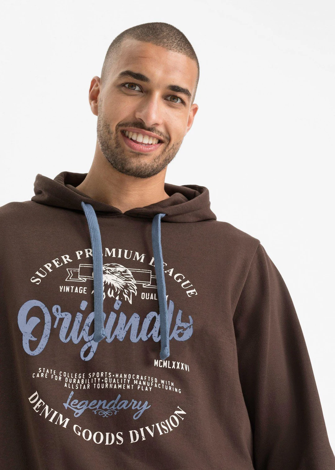 Sweat-shirt à capuche coupe confort - 3