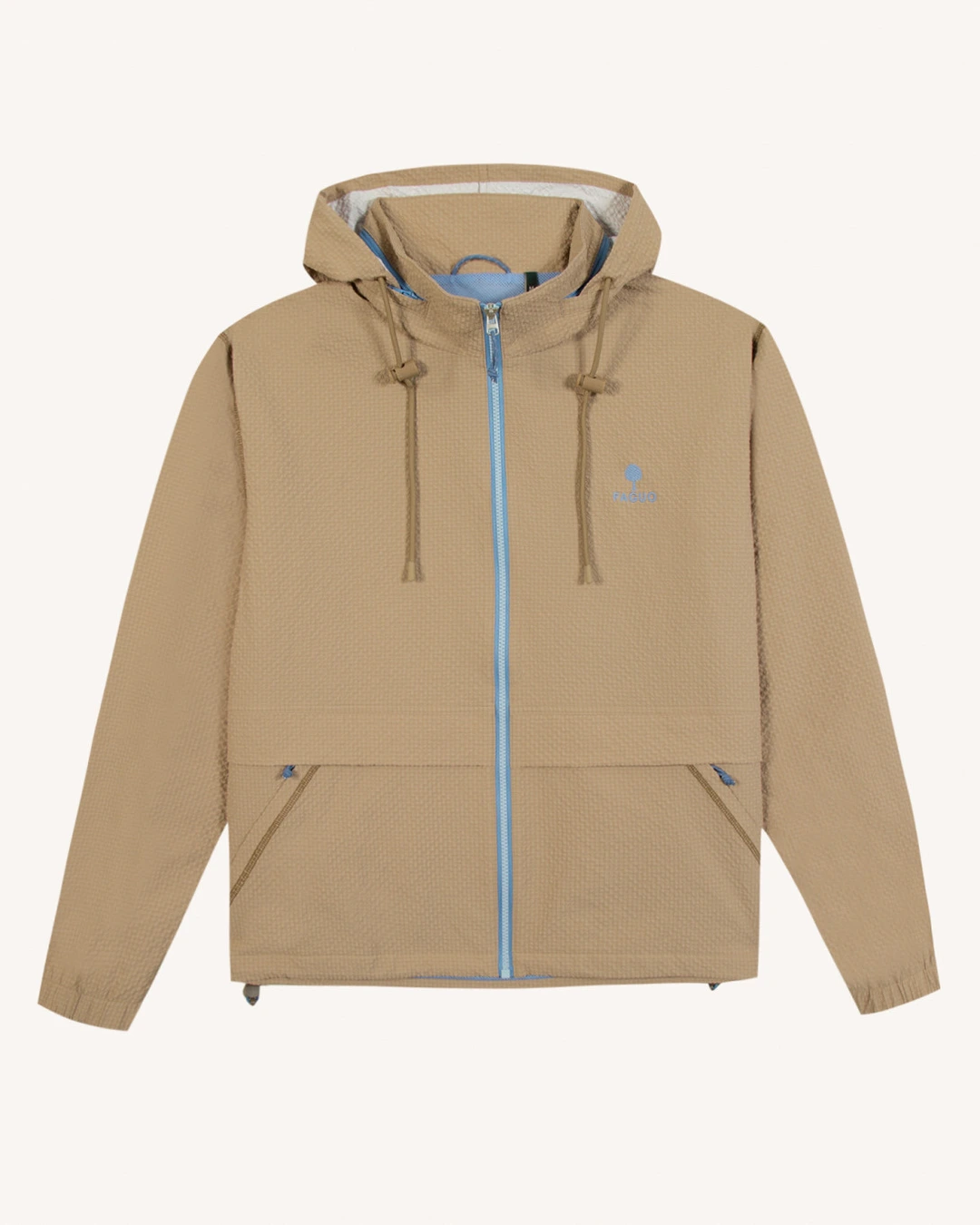 Blouson imperméable taupe - HUELGOAT - 2