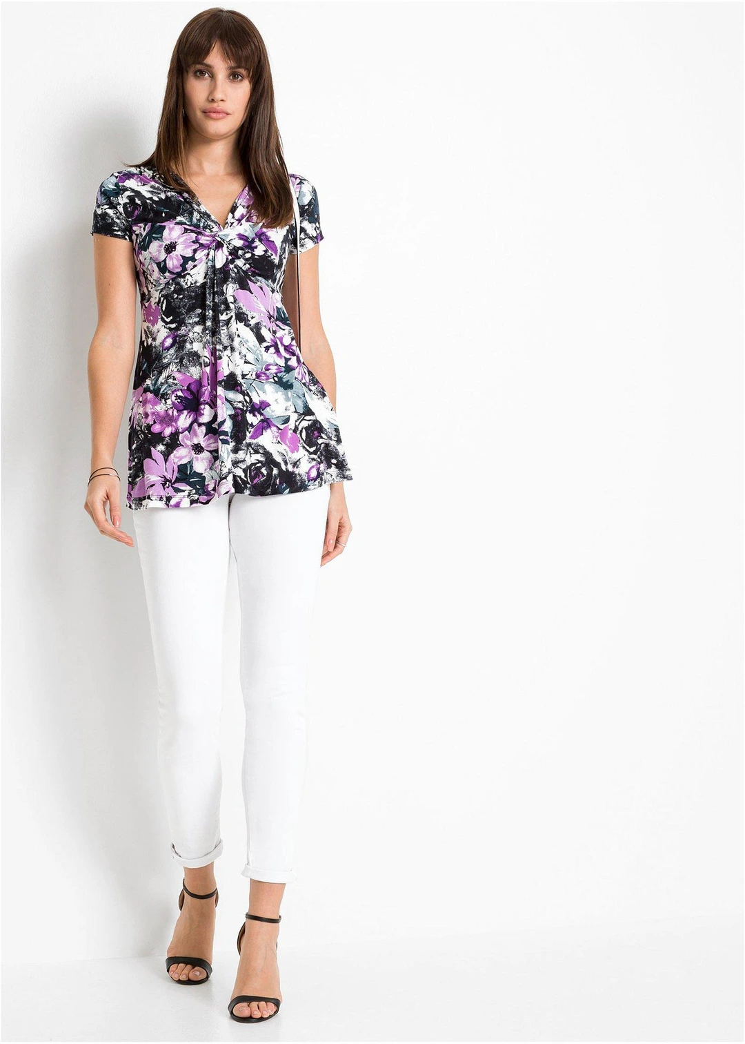 T-shirt en viscose extensible - 2