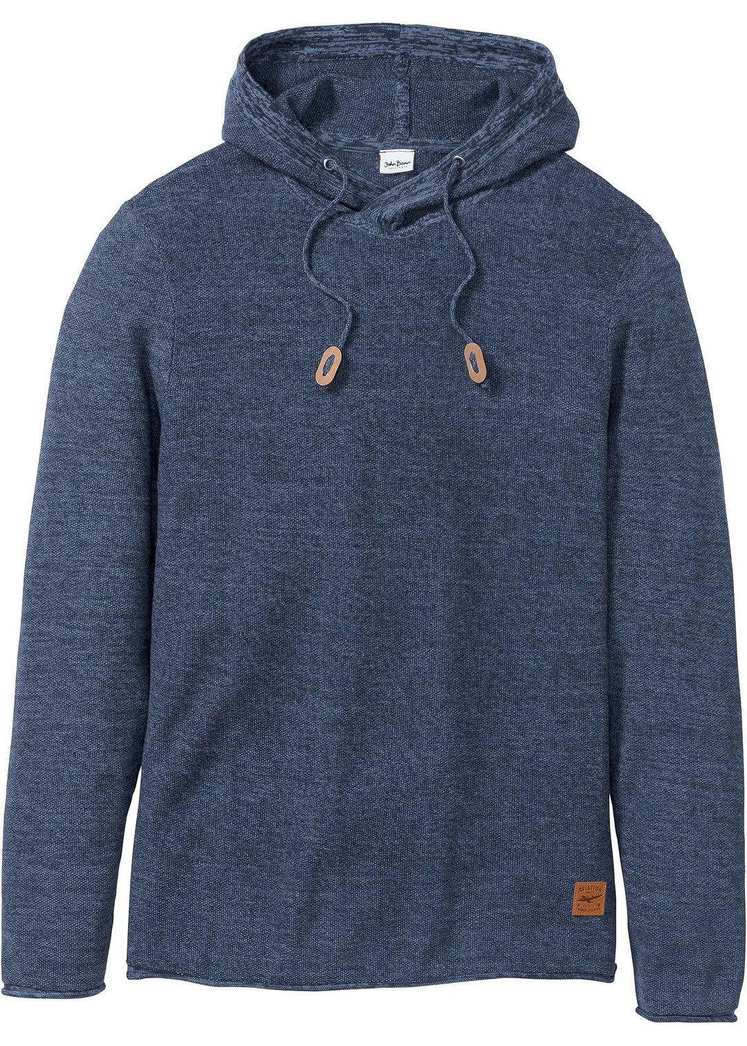 Pull à capuche en fine maille