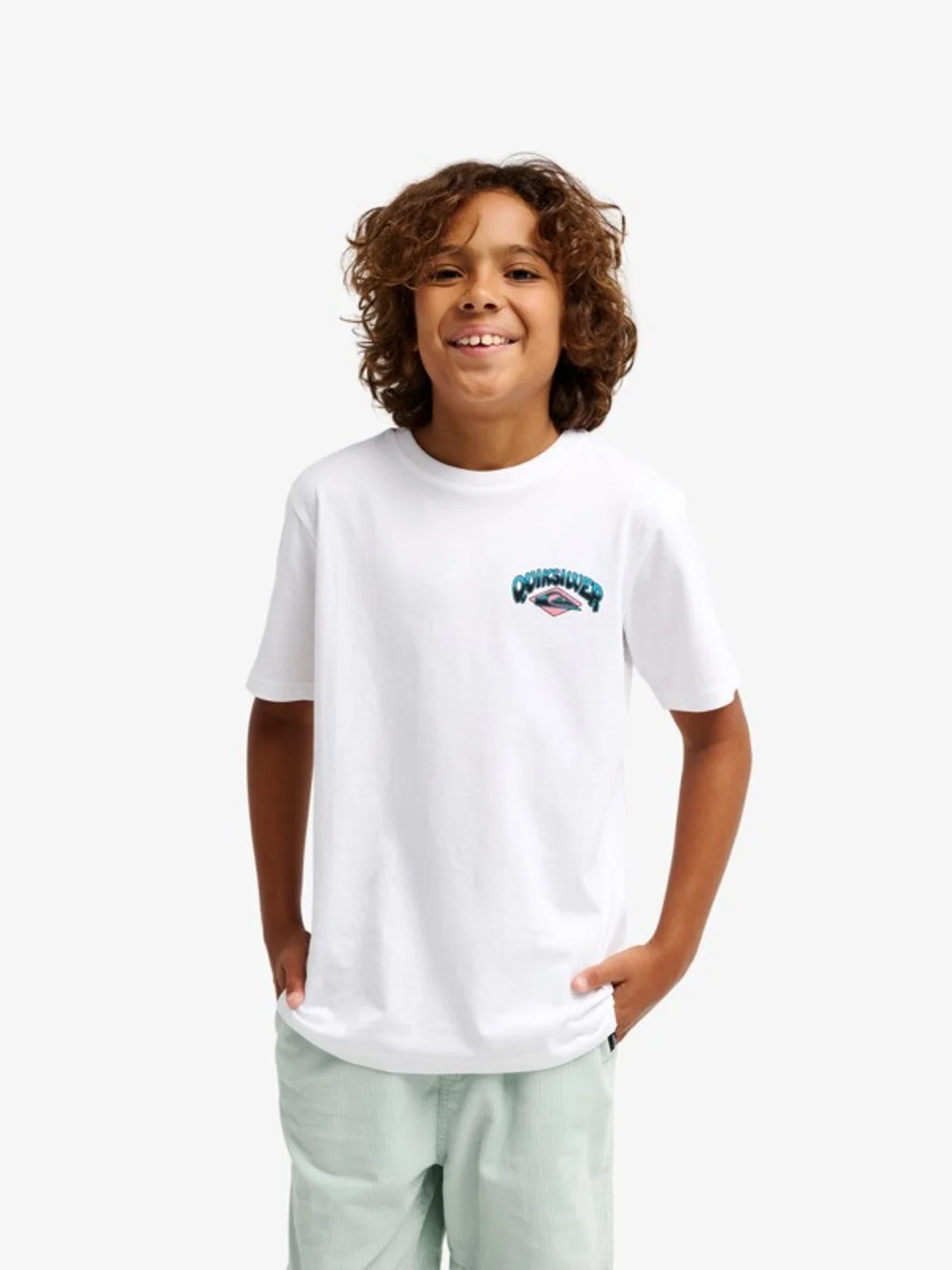 Palm Horizon - T-Shirt à manches courtes pour Garçon 8-16 ans Noir