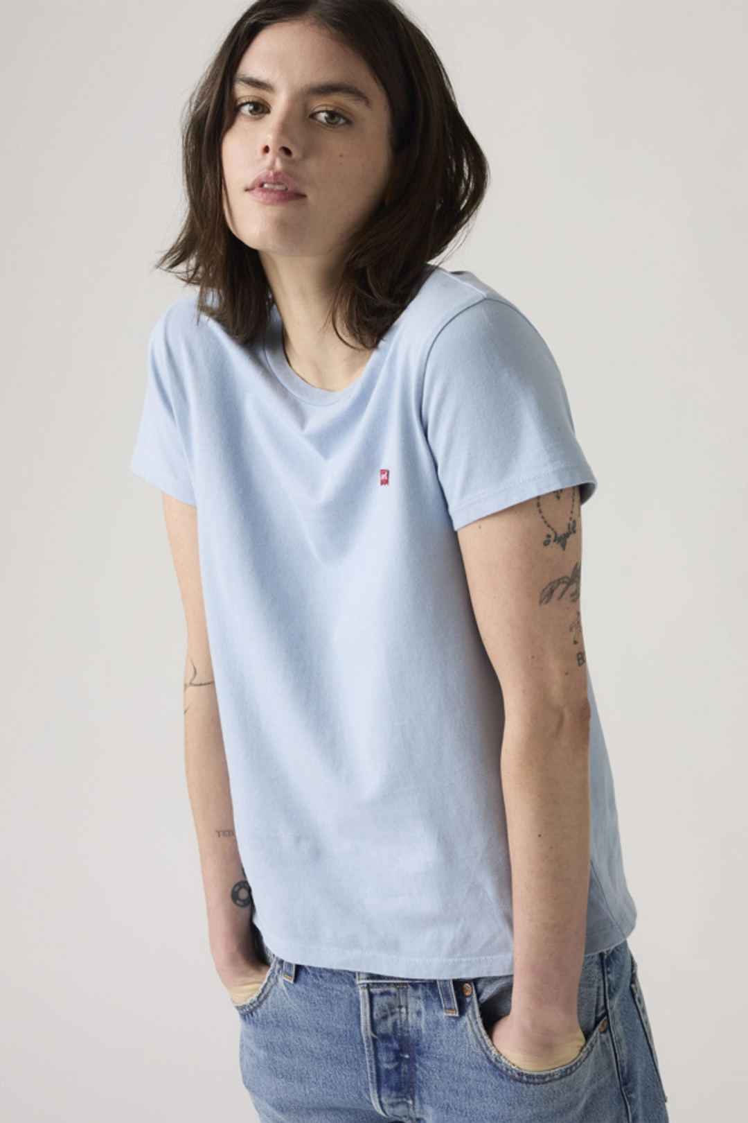 Levi's T Shirt Perfect - Femme - Rouge / Crushed Berry - 2XS