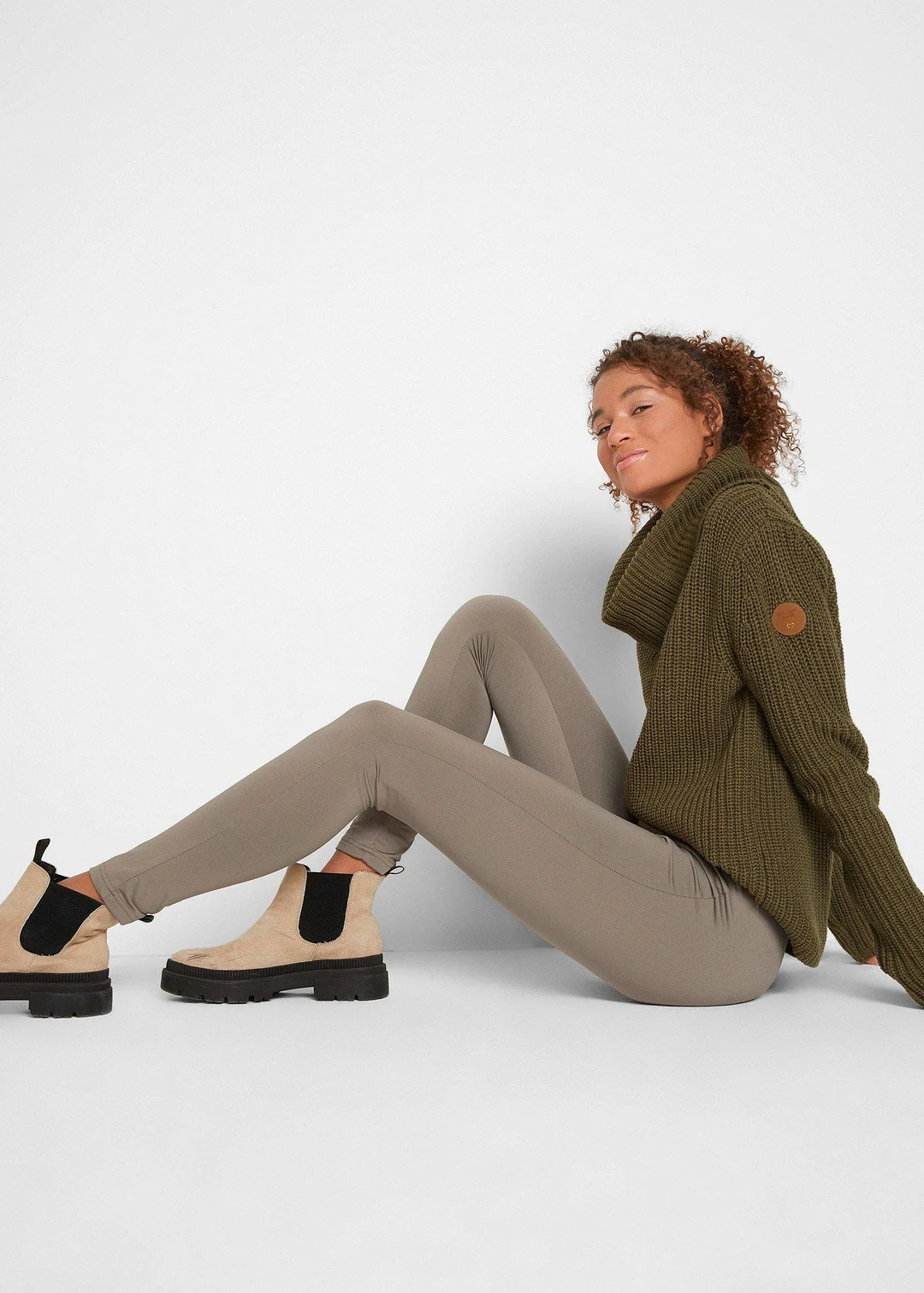 Legging chaud à taille élastiquée - 3