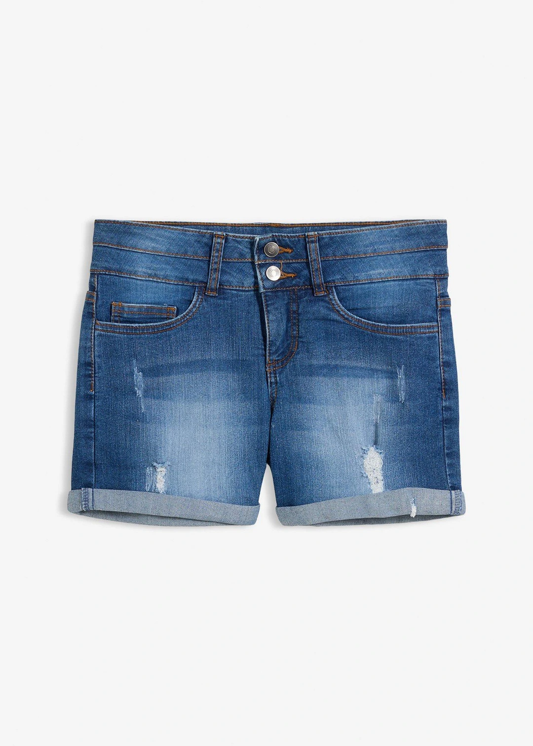 Short en jean taille mi-haute
