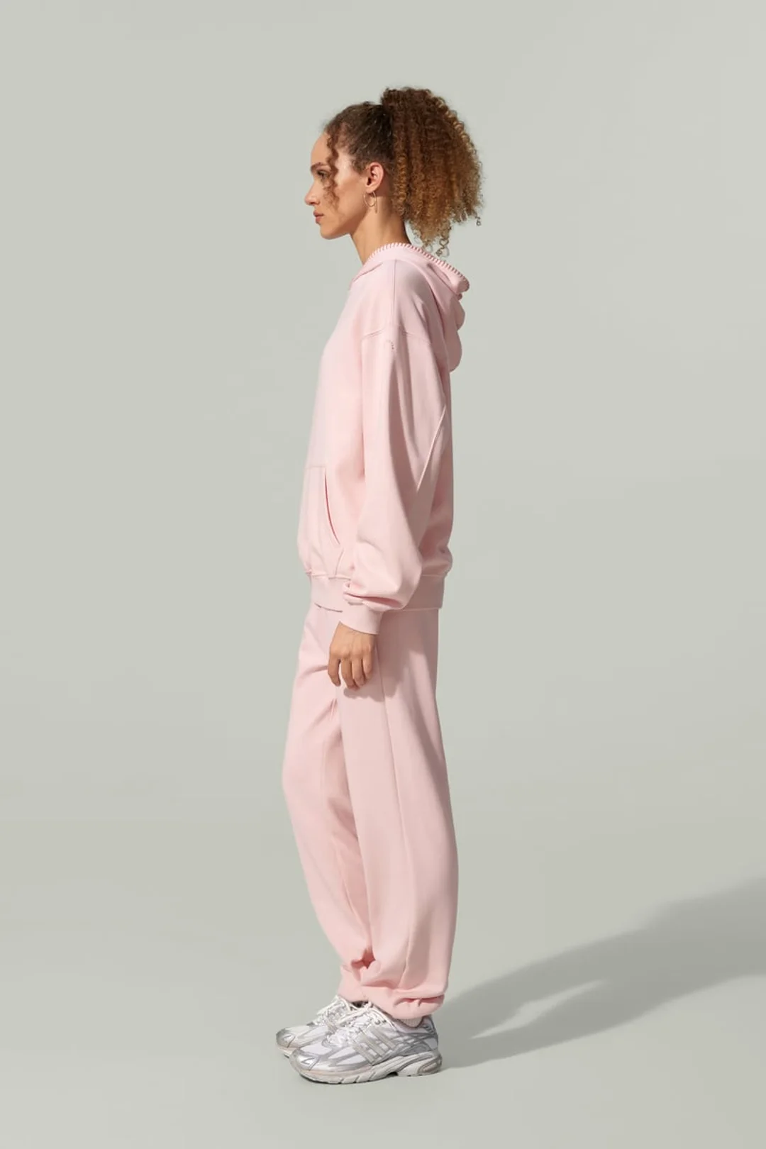 LILYSILK Sweat Seamflow Douceur Gris Chiné XS - SILKERRY Doux Respirant Oversize Capuche Femme
