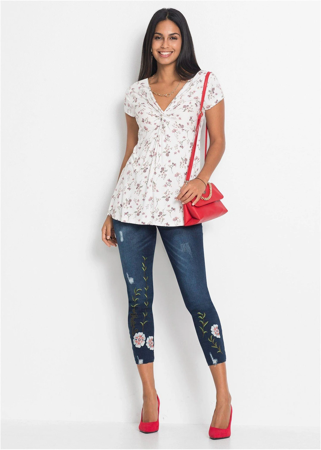 T-shirt en viscose extensible - 2
