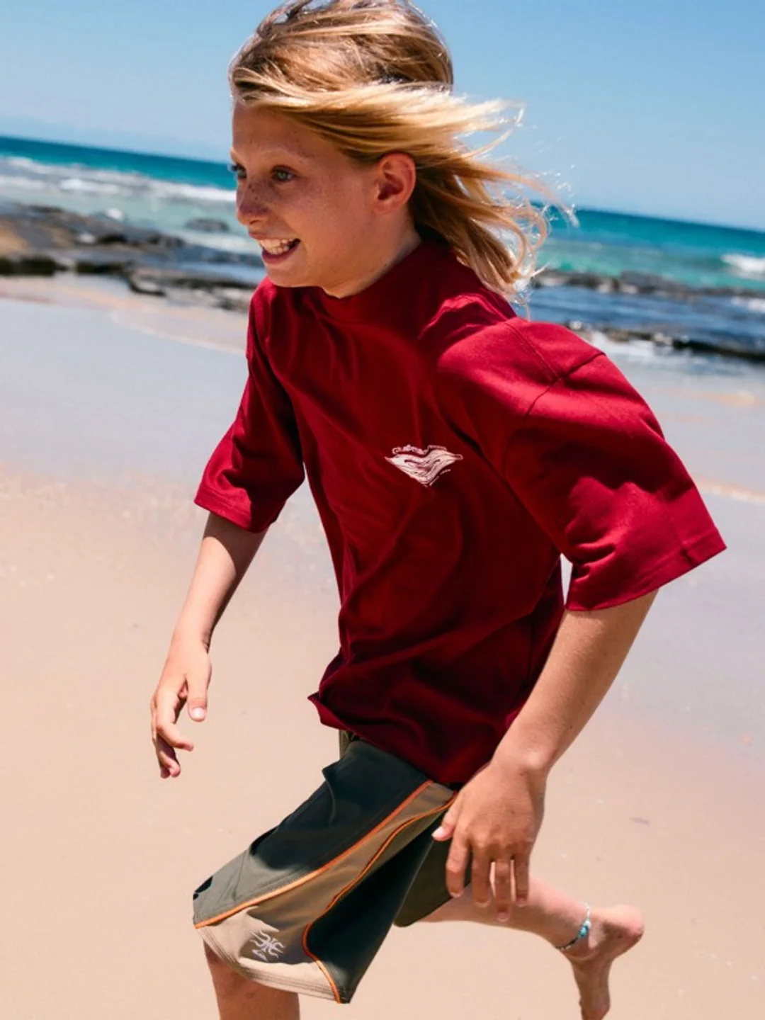 Mercury Worldwide - T-shirt à manches courtes Rouge Garçon 8-16 ans