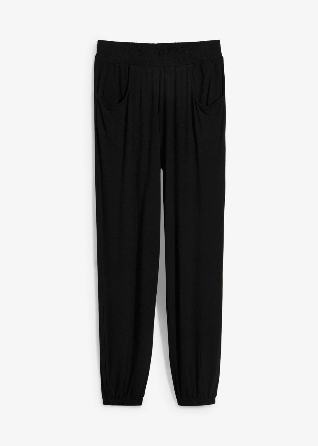 Pantalon en jersey à taille élastiquée