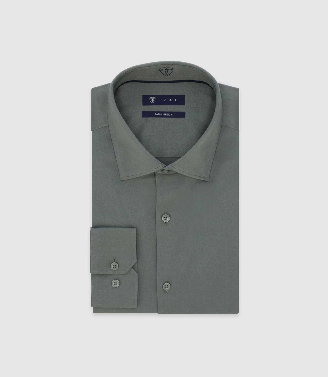 IZAC - Chemise slim verte