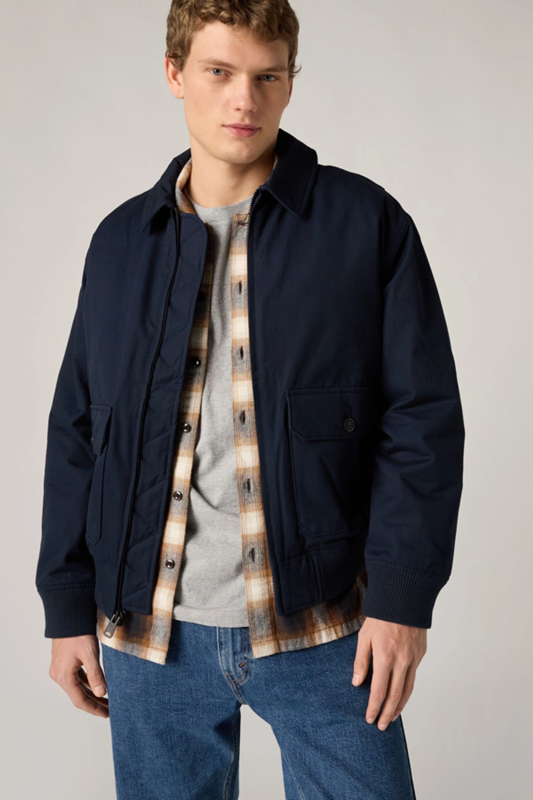 Levi's Veste Cortland - Homme - Bleu / Sky Captain - 2XL