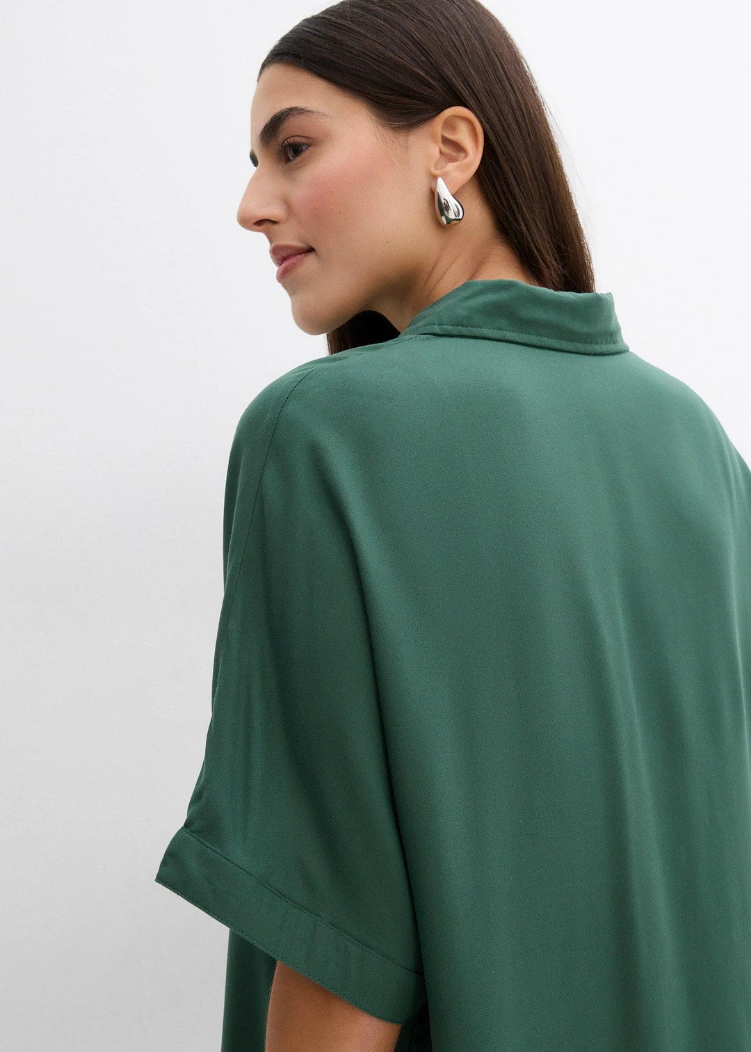 Robe-chemise fluide en viscose fine - 3