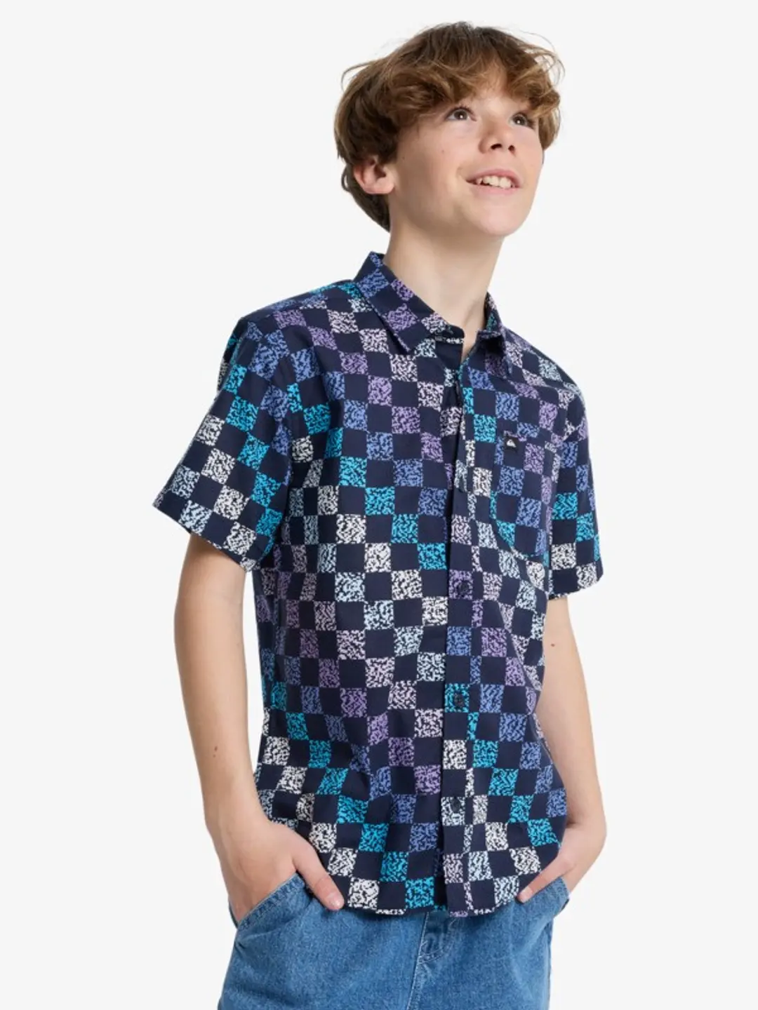 Apero Classic - Chemise manches courtes pour Garçon 8-16 ans Noir
