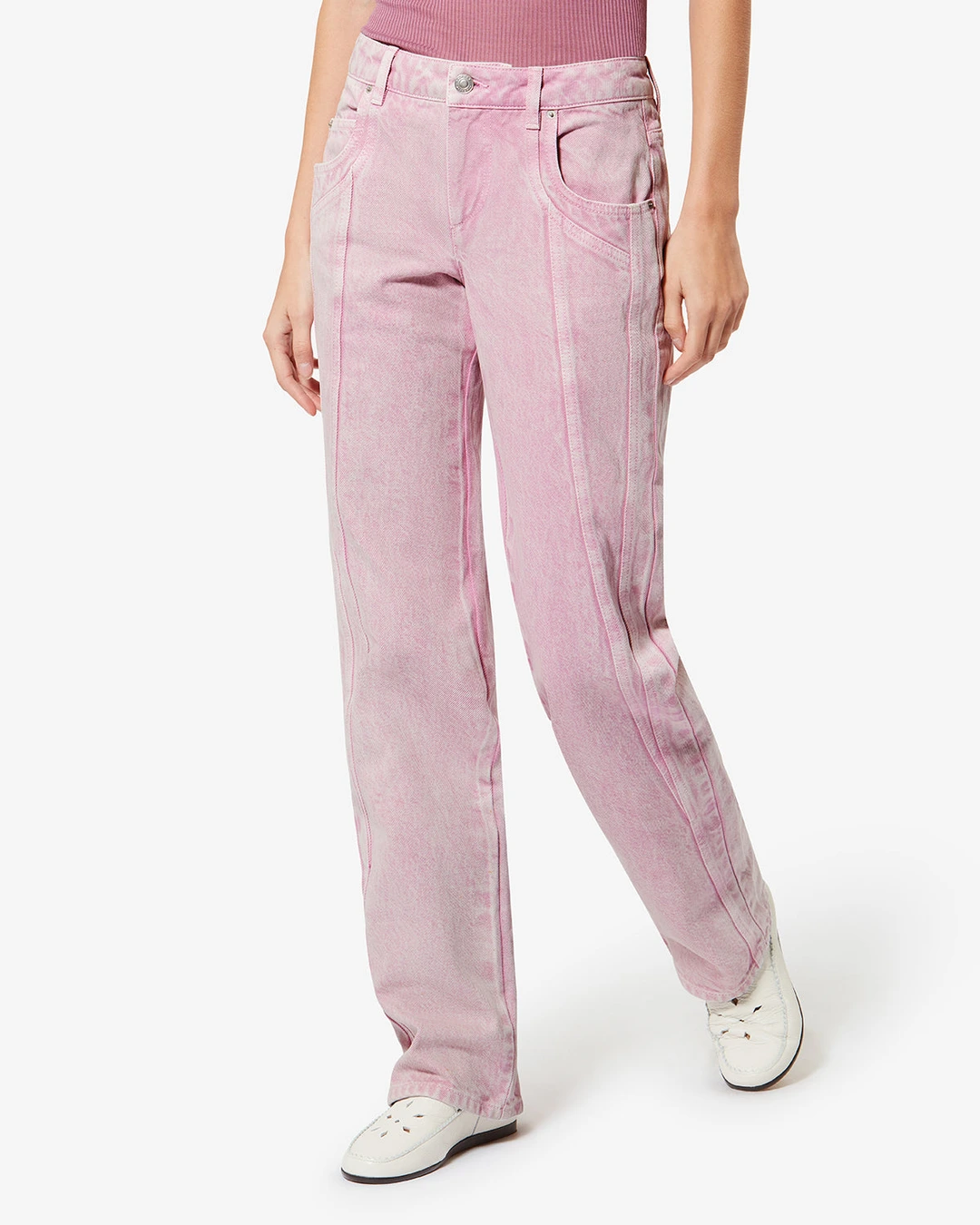 Pantalon Jaylis - Femme - Bleu Clair - Taille 42 - Marant Étoile - 5