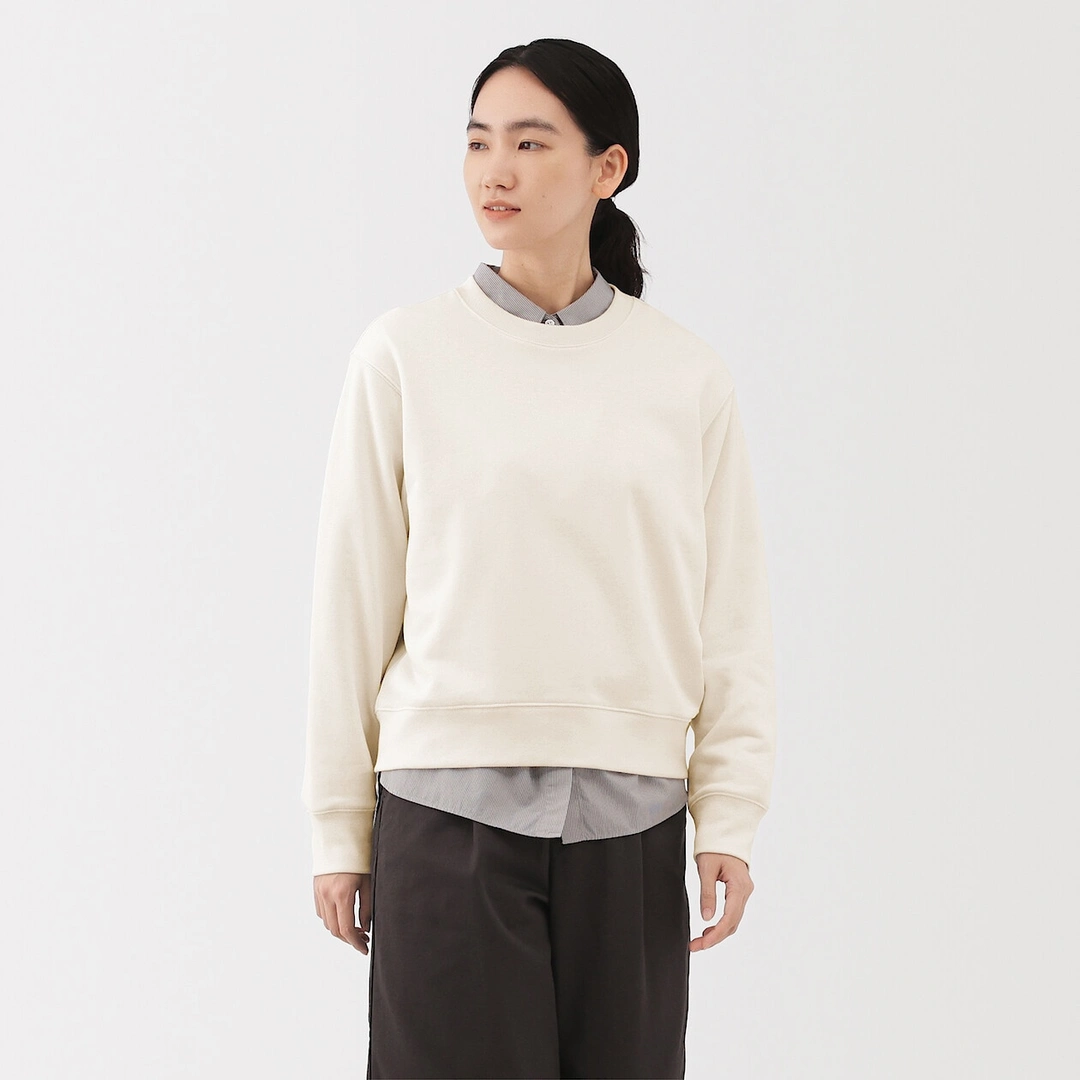 Sweat‐shirt en mélange de coton pour femme