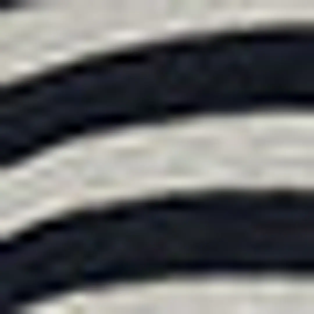 T-shirt rayé en lin et lurex - MELLINA - Marine